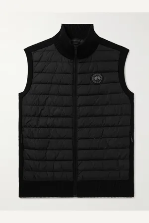 Canada Goose HyBridge Slim-Fit Merino Wool and Quilted Nylon Down Gilet - Men - - S