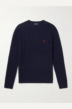 Ralph Lauren Cable-Knit Wool and Cashmere-Blend Sweater - Men - - XL