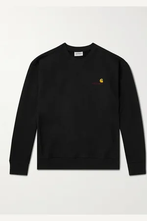 Carhartt Logo-Embroidered Cotton-Blend Jersey Sweatshirt - Men - - XS