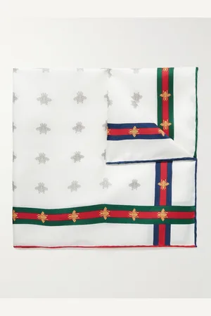Gucci Printed Silk-Twill Pocket Square - Men