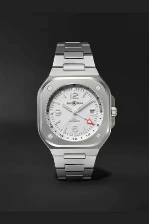 Bell & Ross BR 05 GMT Automatic 41mm Stainless Steel Watch, Ref. No. BR05G-SI-ST/SST - Men
