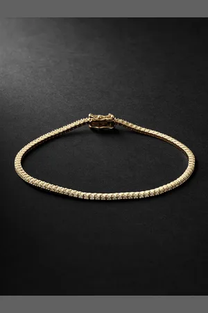 KOLOURS JEWELRY Spectra 14-Karat Diamond Tennis Bracelet - Men - - 20