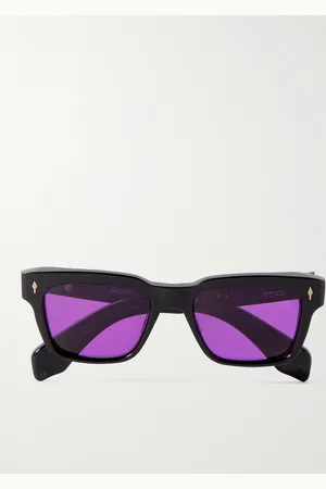 JACQUES MARIE MAGE Molino Abyss Square-Frame Acetate Sunglasses - Men