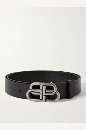 Balenciaga 3.5cm Logo-Embellished Leather Belt - Men - - EU 85