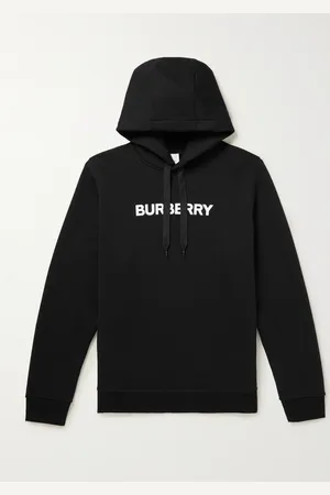 Burberry Ansdell Logo-Print Cotton-Jersey Hoodie - Men - - XS