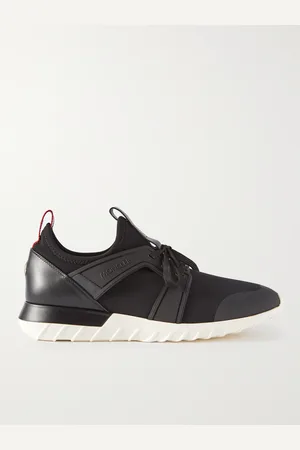 Moncler Emilien Rubber and Leather-Trimmed Neoprene Sneakers - Men - - EU 46