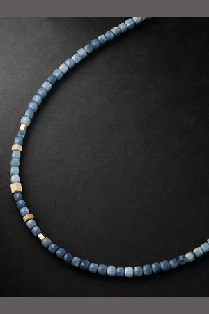 JACQUIE AICHE Gold and Opal Beaded Necklace - Men