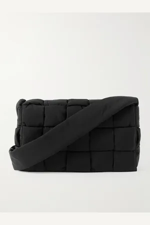 Bottega Veneta Cassette Intrecciato Paper Nylon Messenger Bag - Men