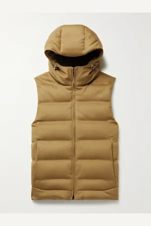 Loro Piana Fillmore Quilted Storm System Cashmere Hooded Down Gilet - Men - - S