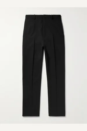 Balenciaga Wide-Leg Twill Trousers - Men - - FR 46
