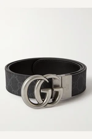 Gucci 3cm Marmont Reversible Monogrammed Supreme Coated-Canvas Belt - Men - - EU 75
