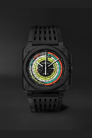 Bell & Ross BR 03-94 Multimeter Limited Edition Automatic 42mm Ceramic and Rubber Watch, Ref. No. BR0394-SW-CE/SRB - Men