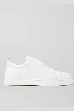 Christian Louboutin Louis Junior Spikes Cap-Toe Leather Sneakers - Men - - EU 39