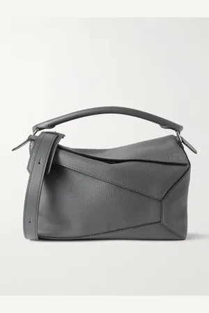 Loewe Puzzle Full-Grain Leather Messenger Bag - Men