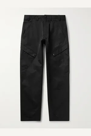 Moncler Straight-Leg Cotton-Blend Twill Cargo Trousers - Men - - IT 52