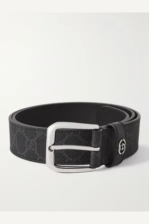 Gucci 3.5cm Monogrammed Leather Belt - Men - - EU 95