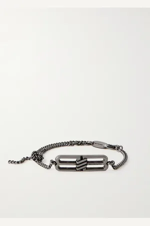 Balenciaga Icon Burnished -Tone Bracelet - Men