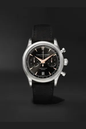 CARL F. BUCHERER Manero Flyback Automatic Chronograph 40mm Steel and Rubber Watch, Ref. No. 00.10927.08.33.01 - Men