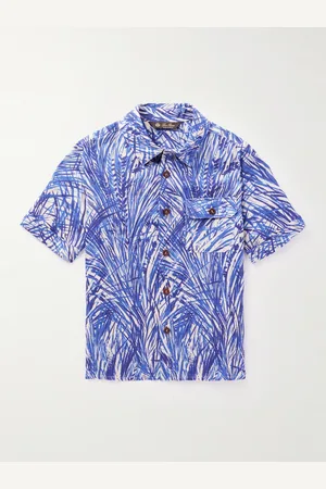 Loro Piana Printed Linen Shirt - Men - - Age 6