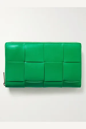 Bottega Veneta Intrecciato Leather Zip-Around Wallet - Men