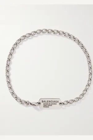 Balenciaga Antiqued -Tone Chain Necklace - Men - - S