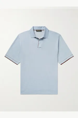 Loro Piana Silk and Cashmere-Blend Polo Shirt - Men - - IT 50