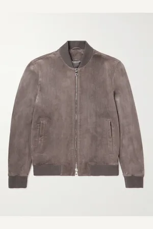 Mr P. Suede Bomber Jacket - Men - - S