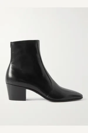 Saint Laurent Vassili Leather Ankle Boots - Men - - EU 46.5