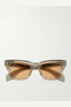 JACQUES MARIE MAGE Dealan Square-Frame Acetate Sunglasses - Men