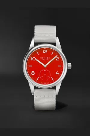 Nomos Glashütte Club Neomatik Automatic 37mm Stainless Steel and Webbing Watch, Ref. No. 743 - Men