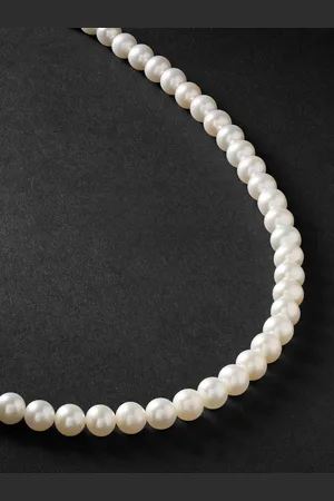 Mateo Gold Pearl Necklace - Men