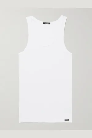 Tom Ford Ribbed Cotton and Modal-Blend Tank Top - Men - - S