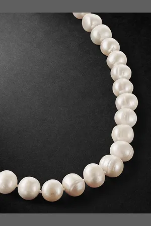 Lauren Rubinski Gold Pearl Necklace - Men