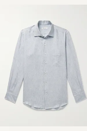 Loro Piana André Striped Linen Shirt - Men - - XS