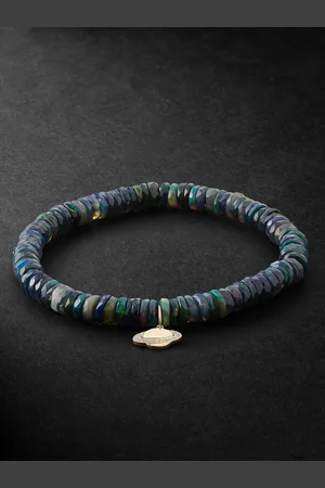 Sydney Evan Saturn Gold Diamond Bracelet - Men