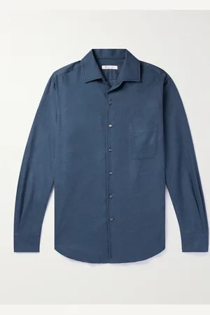 Loro Piana André Cotton-Flannel Shirt - Men - - XS