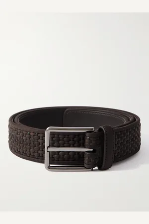 Ermenegildo Zegna 3cm PELLETESSUTA™ Leather Belt - Men - - EU 95