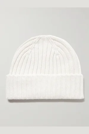 Mr P. Cairn Ribbed Cashmere Beanie - Men
