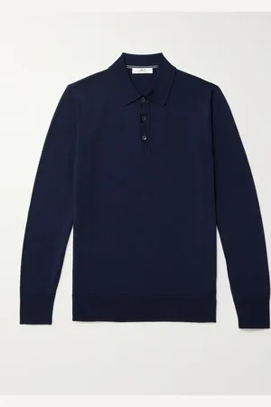 Mr P. Merino Wool Polo Shirt - Men - - XL