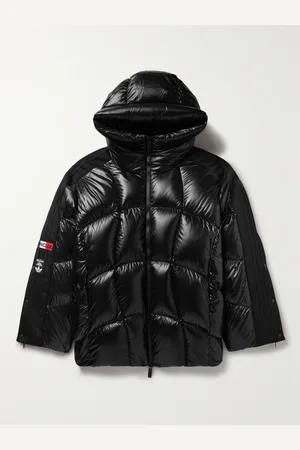Moncler Adidas Originals Beiser Tech Jersey-Trimmed Quilted Glossed-Shell Hooded Down Jacket - Men - - 4