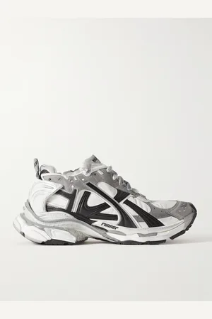 Balenciaga Runner Distressed Nylon, Suede and Rubber Sneakers - Men - - EU 39