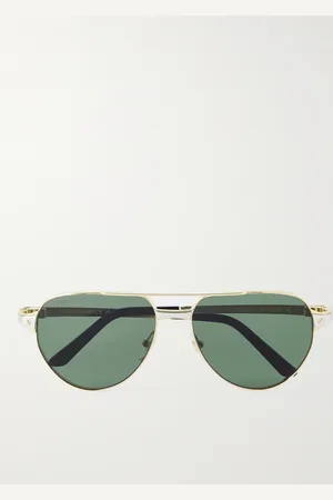 Cartier Aviator-Style -Tone Sunglasses - Men