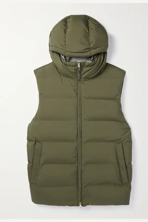 Loro Piana Quilted Padded Shell Hooded Gilet - Men - - L