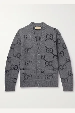 Gucci Logo-Jacquard Wool-Blend Cardigan - Men - - XL