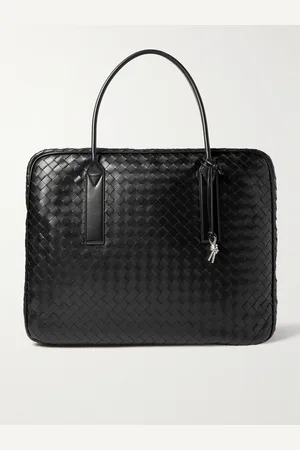 Bottega Veneta Large Intrecciato Embellished Leather Briefcase - Men