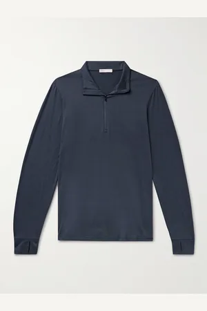 ONIA Everyday Stretch-Jersey Half-Zip Top - Men - - S