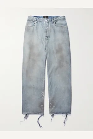 Balenciaga Distressed Straight-Leg Jeans - Men - - M