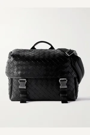 Bottega Veneta Postino Intrecciato Leather Messenger Bag - Men