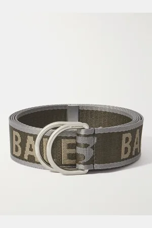 Balenciaga 3.5cm Logo-Jacquard Canvas Belt - Men