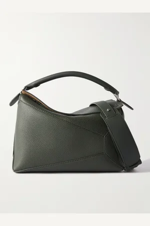 Loewe Puzzle Edge Full-Grain Leather Messenger Bag - Men
